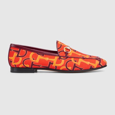 GUCCI Women's Jordaan Loafer, Size 37.5 IT