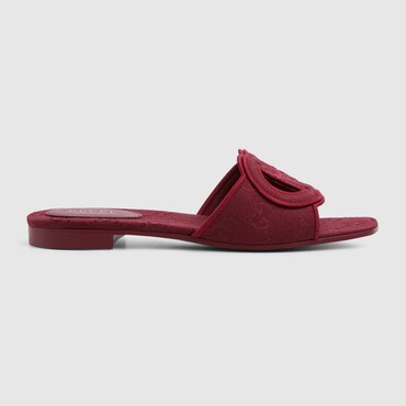 GUCCI Damenpantolette Mit GG, Größe 41.5 IT