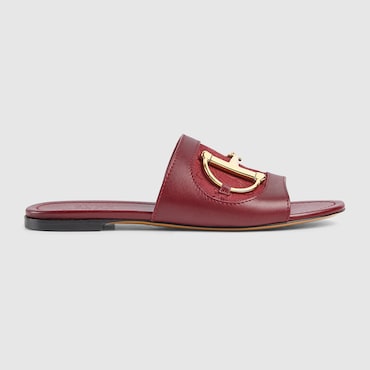 GUCCI Women's Slide Sandal With Horsebit, Size 36 IT