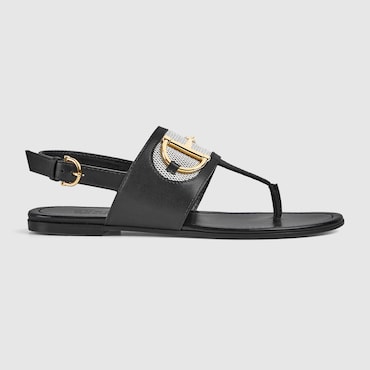 GUCCI Infradito Donna Con Morsetto, Taglia 35 IT