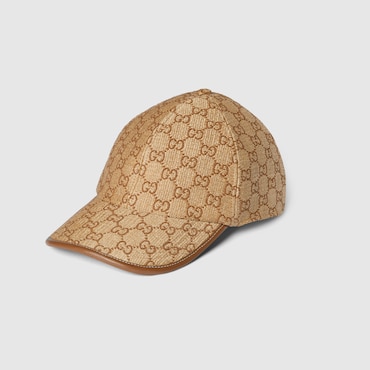 GUCCI GG Straw Baseball Hat, Size XL