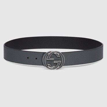 GUCCI Reversible Belt With Interlocking G Buckle, Size 90