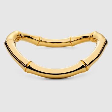 GUCCI Bamboo Choker Necklace, Size M
