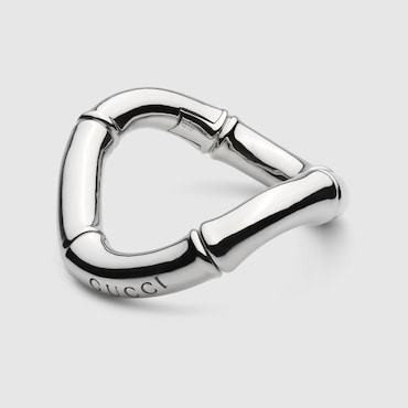 GUCCI Bamboo Cuff Bracelet, Size S