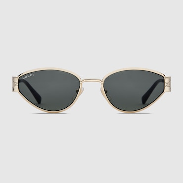 GUCCI Geometrical Frame Sunglasses