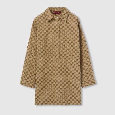 GUCCI Chemise En Toile GG, Taille 48 IT