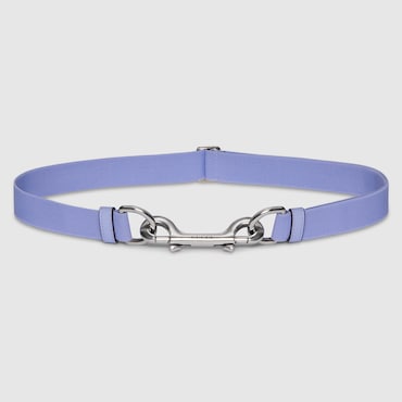 GUCCI Thin Belt With Double Snap Hook Buckle, Size 90