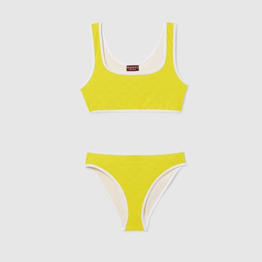 GUCCI GG Sponge Jersey Bikini, Size XS
