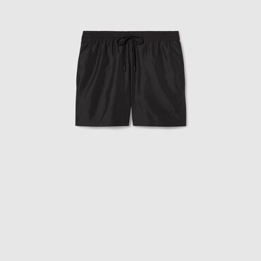 GUCCI Technical Poplin Swim Short, Size 46 IT