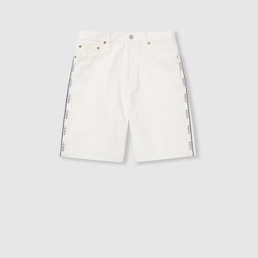 GUCCI Denim Shorts With Selvedge, Size 35