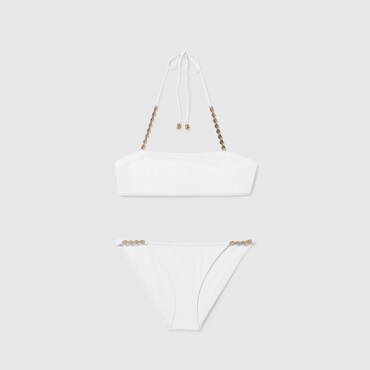 GUCCI Sparkling Jersey Bikini, Size M