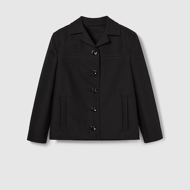 GUCCI Cotton Gabardine 3/4 Sleeve Jacket, Size 38 IT