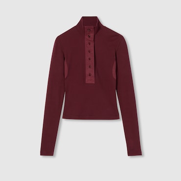 GUCCI Cotton Rib Long-sleeve T-shirt, Size L