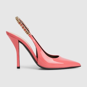 GUCCI Signoria Slingback Pump, Size 38.5 IT