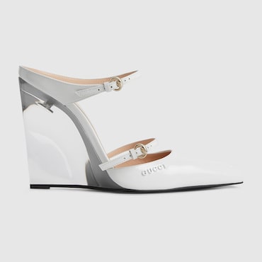 GUCCI Sabot Donna Con Zeppa, Taglia 39 IT