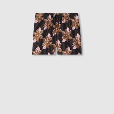 GUCCI Printed Technical Poplin Swim Short, Size 46 IT