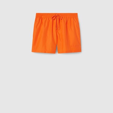 GUCCI Technical Poplin Swim Short, Size 50 IT