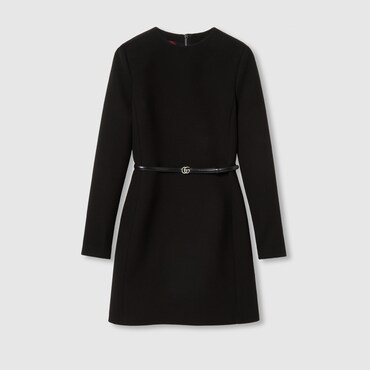 GUCCI Wool Crêpe Dress, Size 40 IT