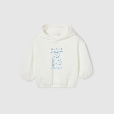 GUCCI Neonato - Felpa Neonato In Cotone Con Stampa, Taglia 3-6 MESI