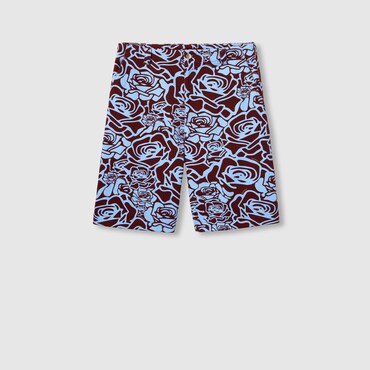 GUCCI Shorts In Gabardina Di Cotone Stampata, Taglia 52