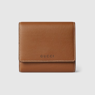 GUCCI GG Emblem Medium Wallet