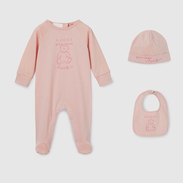 GUCCI Baby - Cotton Three-piece Gift Set, Size 3-6 MONTHS