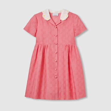 GUCCI Kids - GG Cotton Dress, Size 5 YEARS