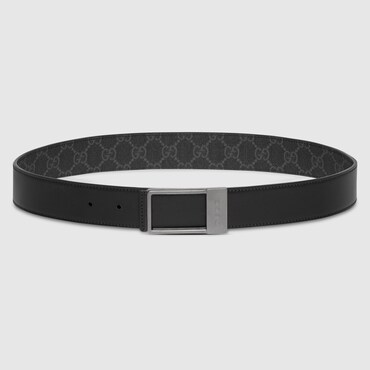 GUCCI Reversible Belt With Rectangular Buckle, Size 80