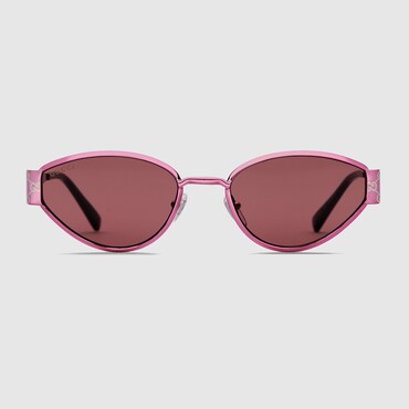 GUCCI Geometrical Frame Sunglasses