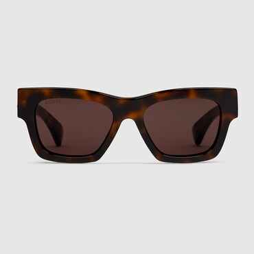 GUCCI Rectangular Frame Sunglasses