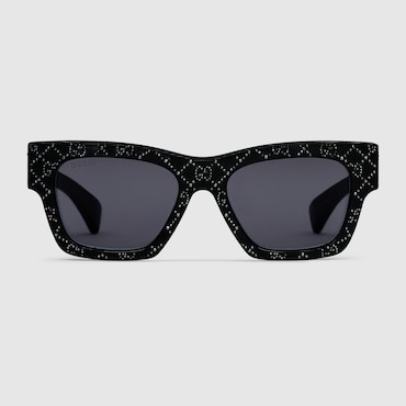 GUCCI Rectangular Frame Sunglasses