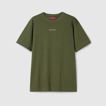 GUCCI Cotton Jersey T-shirt, Size S