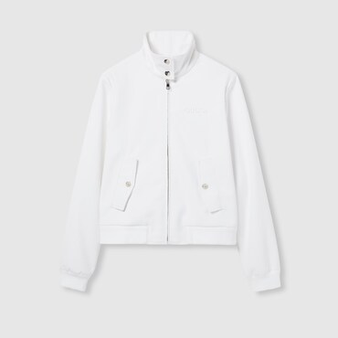 GUCCI GG Jacquard Zip Jacket, Size XL