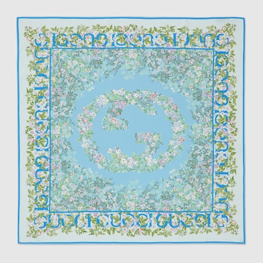 GUCCI Printed Silk Carré