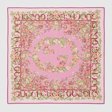 GUCCI Printed Silk Carré