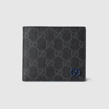 GUCCI Blue Interior GG Coin Wallet