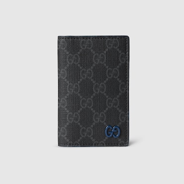 GUCCI Blue Interior GG Long Card Case