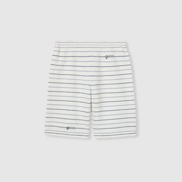 GUCCI Kids - Striped Cotton Shorts, Size 6 YEARS