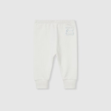 GUCCI Baby - Cotton Jersey Pant With Print, Size 9-12 MONTHS