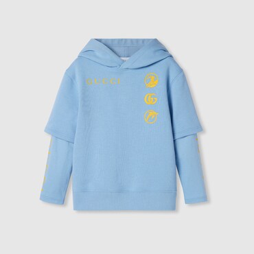 GUCCI Bambino - Felpa Bambino In Cotone Stampato, Taglia 6 ANNI