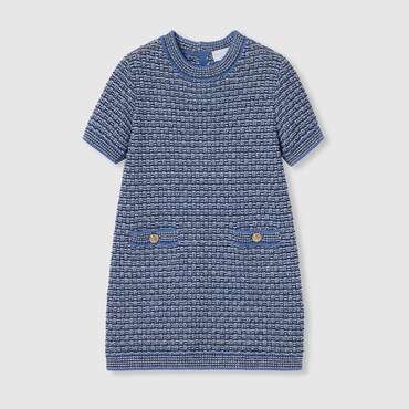 GUCCI Kids - Wool Bouclé Dress, Size 10 YEARS