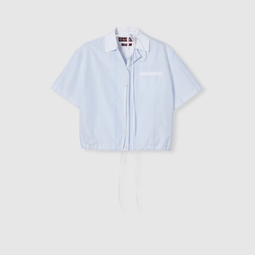GUCCI Chemise En Fil De Coton Coupé, Taille 36 IT