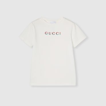 GUCCI Kids - T-shirt With Embroidery, Size 4 YEARS