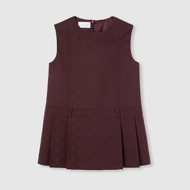 GUCCI Kids - GG Wool Dress, Size 5 YEARS