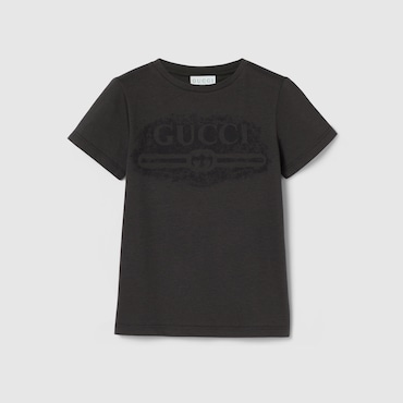 GUCCI Garçons - T-shirt Pour Enfant En Coton Imprimé, Taille 8 ANS