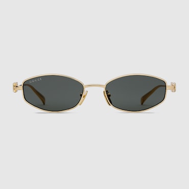 GUCCI Oval Frame Sunglasses