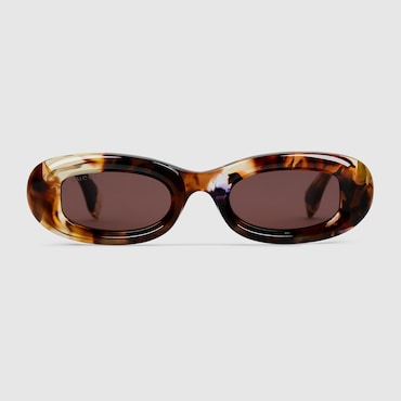 GUCCI Oval Frame Sunglasses