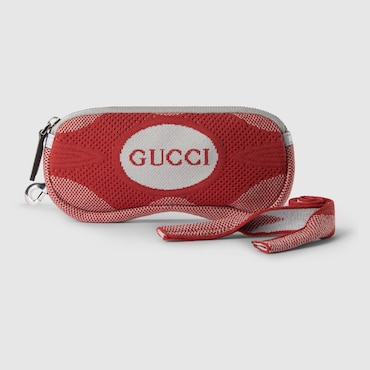 GUCCI Technical Knit Glasses Case
