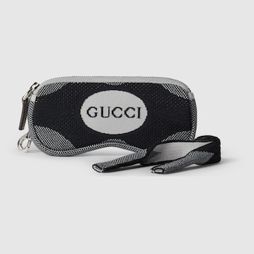 GUCCI Technical Knit Glasses Case