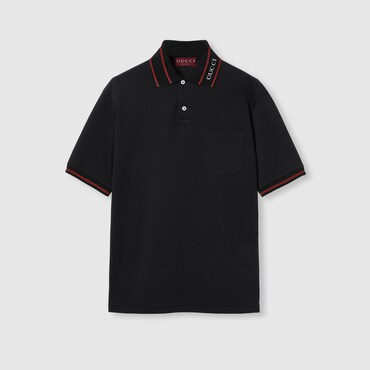 GUCCI Polo In Piqué Di Cotone, Taglia XL
